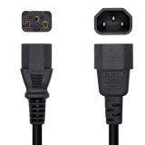 Cable prolongador PC IEC-320 C13/C14, 10 Metros