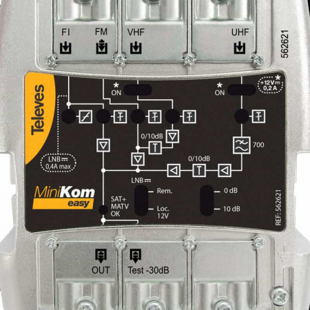 TELEVES MINIKOM 562621 Central Amplificadora