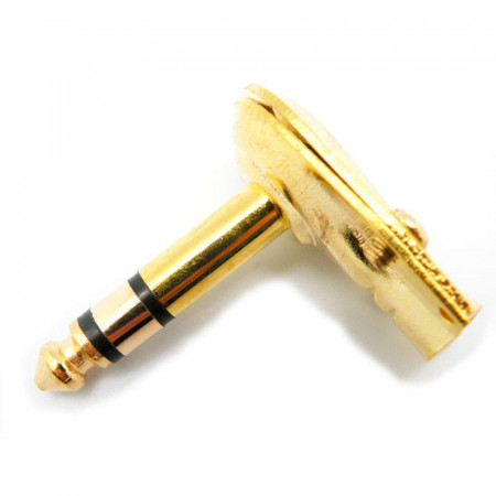 Jack Macho 6,3mm. Estereo - Metal - Acodado