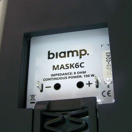 BIAMP APART MASK-6C Negros
