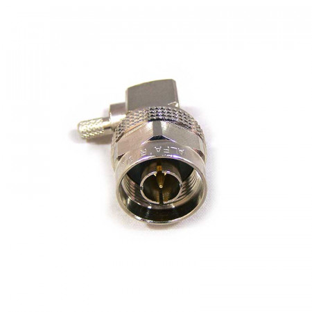Conector N Macho acodado