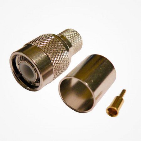 Conector "TNC" Macho crimpar para RG-213