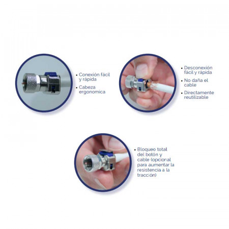 Conector "F" EK-CFQC