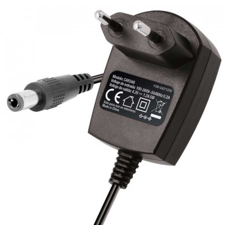 Cargador de baterías ION-LITIO 4.2V. 1.2A.