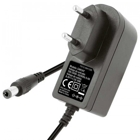 Cargador de baterías ION-LITIO 8.4V. 1.2A.