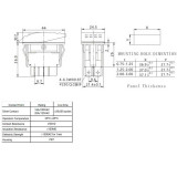 Interruptor para automóvil/embarcación 20A/12VDC