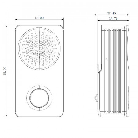 Timbre de Superficie Dahua DS11
