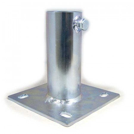 Base suelo mástil tubo 60mm