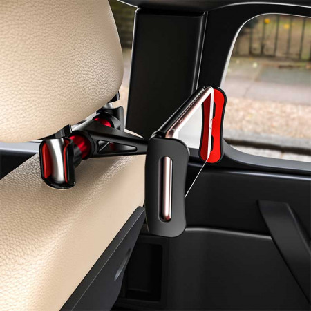 Soporte reposacabezas MOVIL/TABLET Rojo