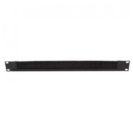 Panel pasacables cepillo 1U para rack 19"