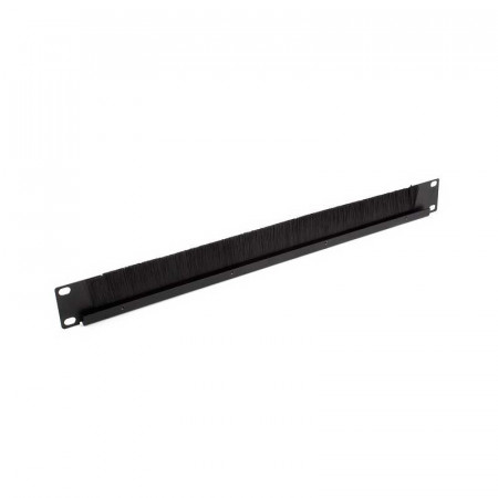 Panel pasacables cepillo 1U para rack 19"
