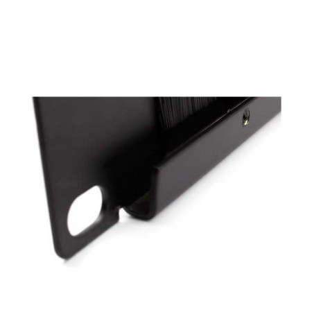 Panel pasacables cepillo 1U para rack 19"