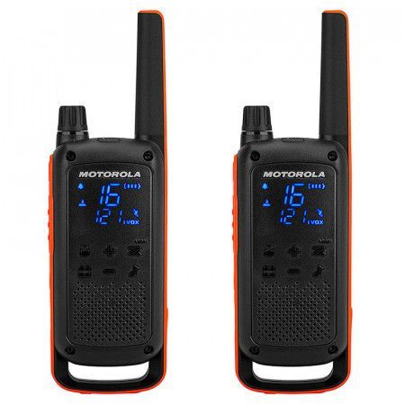 Motorola TLKR T82 Pareja de Walkie Talkies