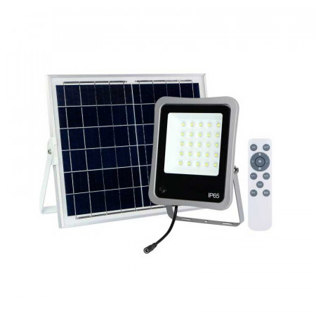 Kit de Panel Solar con Proyector de Luz 20W