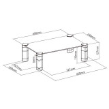 Soporte elevador monitor AISENS MR01C-109