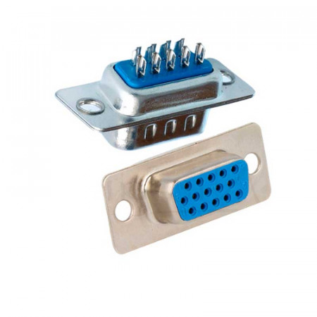 Conector PC SUB-D 15 hembra (Alta Densidad) VGA