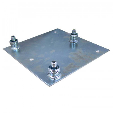 Base plana de torreta 250mm con tuerca
