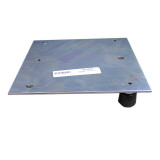 Base plana de torreta 250mm con tuerca