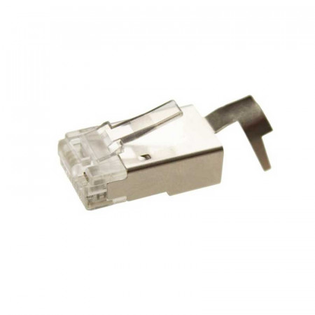 Conector RJ-45 CAT7 blindado con guías