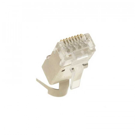 Conector RJ-45 CAT7 blindado con guías