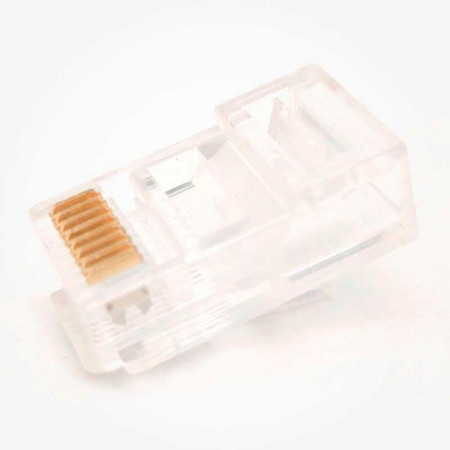 Conector RJ-45 UTP CAT6 pasante
