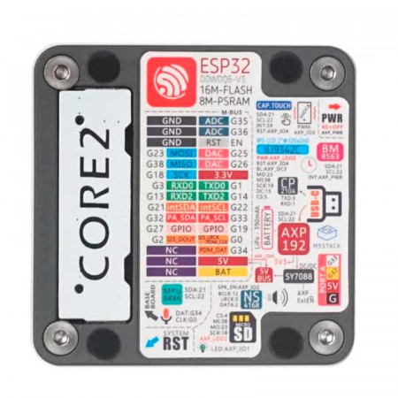 Kit de Desarrollo de IoT ESP32 Core2 de M5Stack