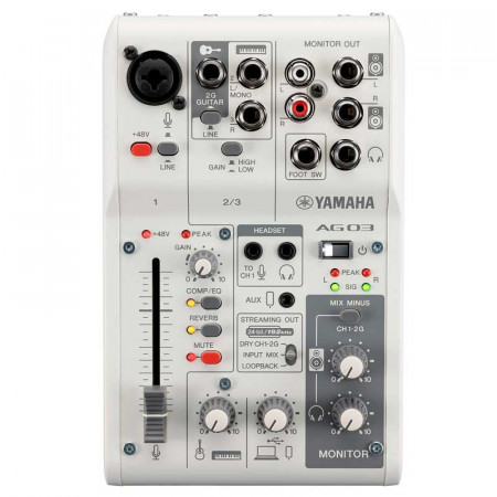 Mesa de mezclas YAMAHA AG03MK2W