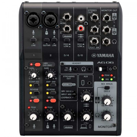 Mesa de mezclas YAMAHA AG06MK2B