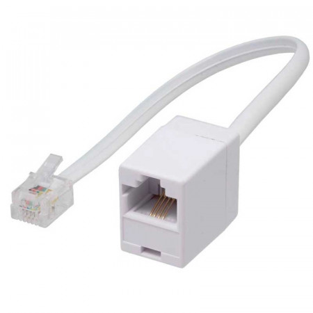 Adaptador RJ-45 hembra a RJ-11 macho