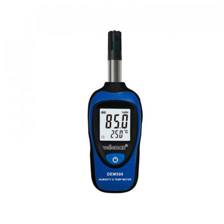 Medidor de temperatura y humedad Velleman DEM500
