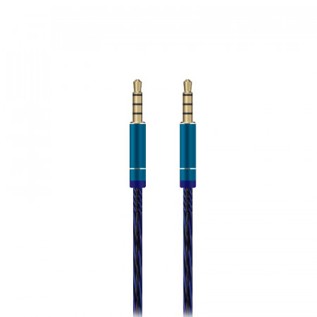 Conexión 4 Pin JACK 3,5mm M. a JACK 3,5mm M. 5 Mt.