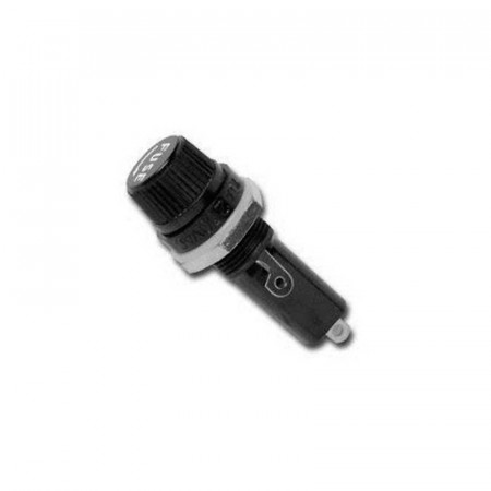 Portafusible chasis a rosca 6 x 32 mm.