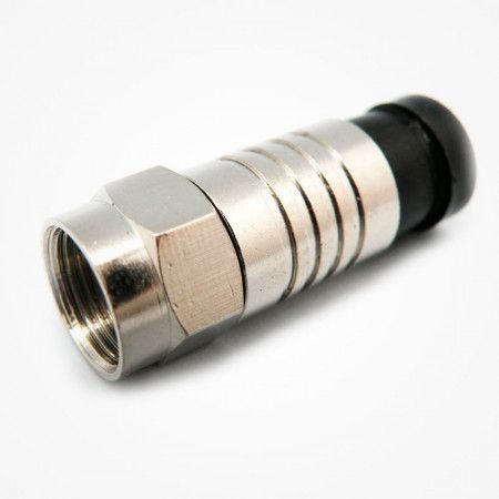Conector F macho de prensar para cable RG-6/59
