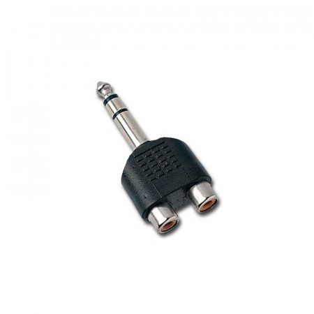 2 RCA hembra - Jack macho 6,3mm.