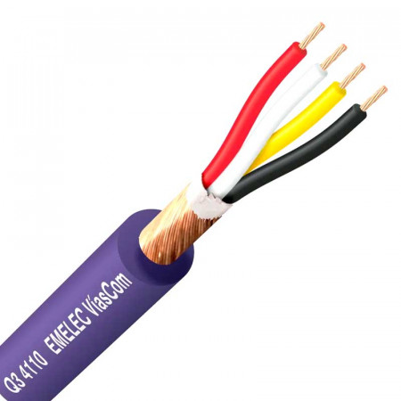 Cable DMX 4x0.22mm. 110 Ohms.