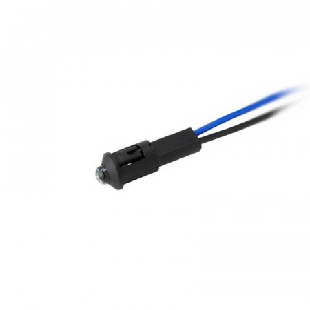 LED 5 mm. AMARILLO 220v., con cable y soporte