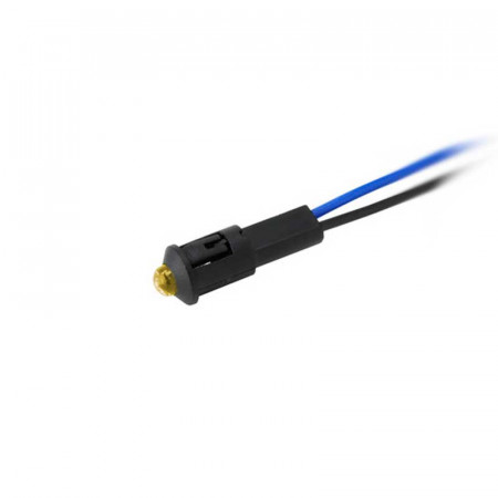 LED 5 mm. AMARILLO 220v., con cable y soporte