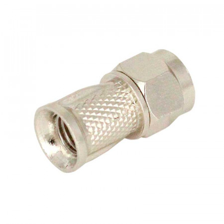 Conector F macho roscado