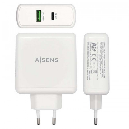 Cargador de pared USB-C + USB-A 3.0 48W