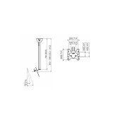VOGEL´S PFC585 SOPORTE TECHO TV