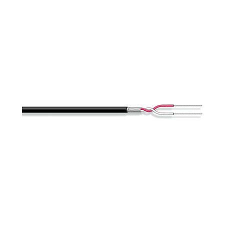 CABLE AUDIO Redondo OFC 2x0,09mm² (Negro)
