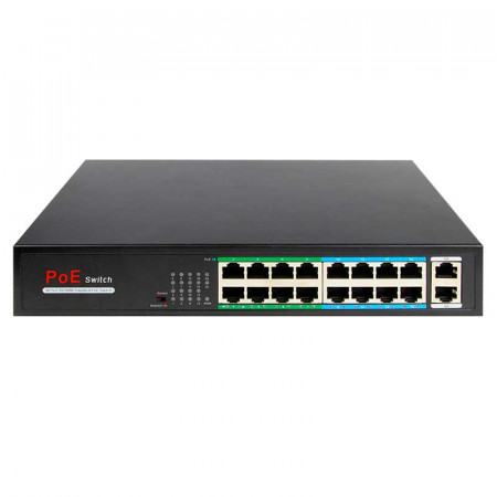 Switch PoE 18 puertos 10/100Mbps