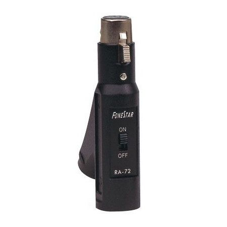 Fonestar RA-72 Adaptador XLR Hembra/Macho Micros