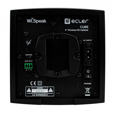 Altavoz Riel ECLER CUBE Negro
