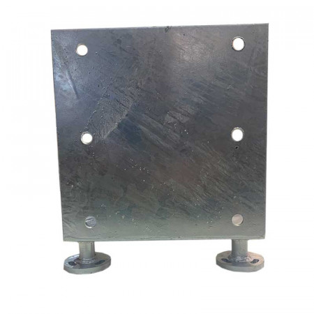 Base torre pared unión disco