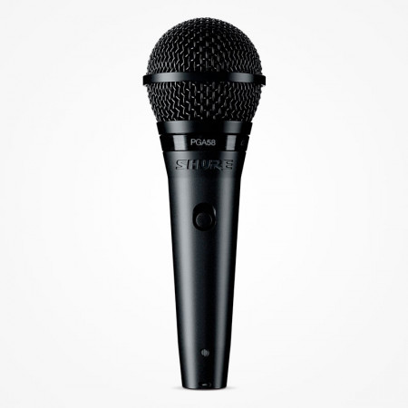 SHURE PGA58-XLR + Soporte Pie Micrófono + Cable XLR 6m