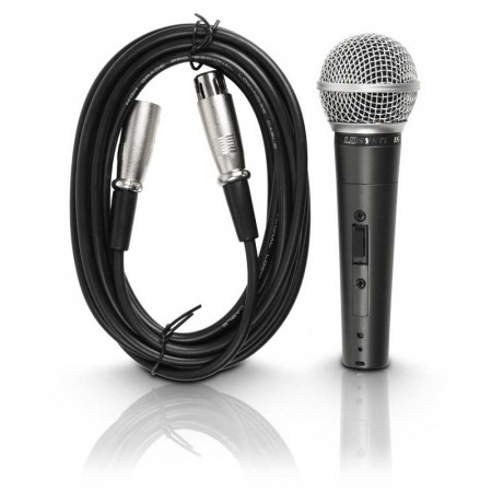 LD SYSTEMS D 1006 + Soporte Pie Micrófono + Cable XLR 3m + Pinza