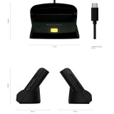 Lector DNI USB-C con Lector de Tarjetas SIM, SD