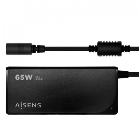Alimentador automático 65W 9 Conectores + USB-A QC