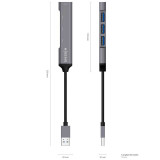 Hub de 4 Puertos USB 3.0 AISENS A106-0540
